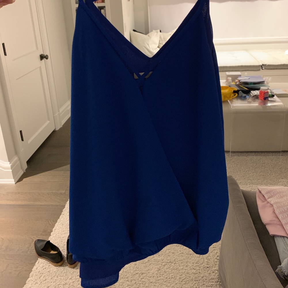 Blue camisole